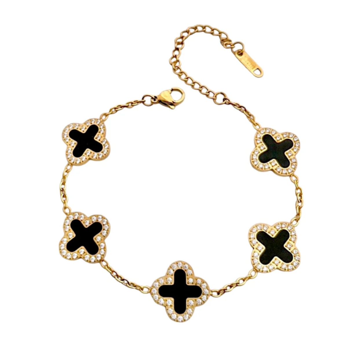 REGAL™ 5 LEAF CLOVER BRACELET.