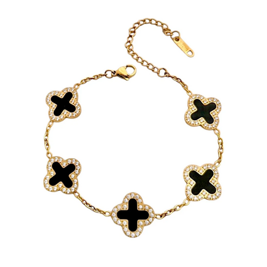 REGAL™ 5 LEAF CLOVER BRACELET.