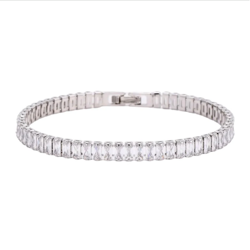 REGAL™ Iced Out Baguette Tennis Bracelet.