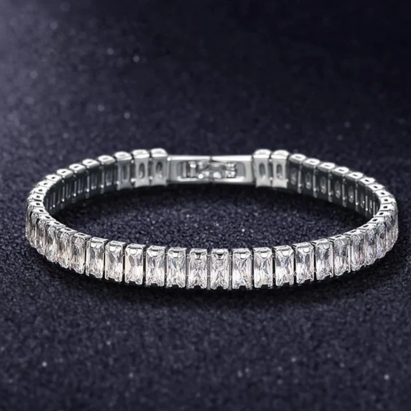 REGAL™ Iced Out Baguette Tennis Bracelet.