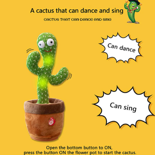 REGAL™ Dancing Cactus Toy Rechargeable.