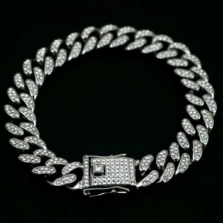 REGAL™ Silver Bling Iced Out Bracelet.